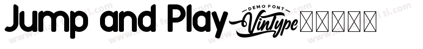Jump and Play字体转换